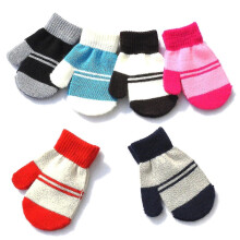 Toddler Magic Stretch Soft Knitted Mittens Baby Boys Girls Winter Gloves(12 Pairs)