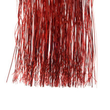 Red Lametta Foil Tinsel Garland Strands Christmas Tree 50cm x 40cm