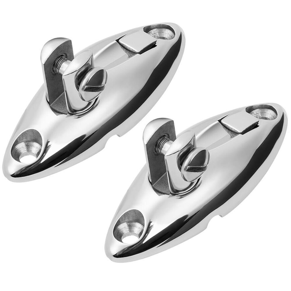 2pcs Boat  Bimini Top Swivel Deck Hinge