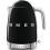 Smeg Smeg 50's Style Retro Range Breakfast Set, 1.7L 3000W Variable Temperature Kettle and Multi-Functional Control 2-Slice 950W Toaster, Black 2