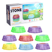 (8PCS) Kids Light-Up Balance Stepping Stones - Set of 6