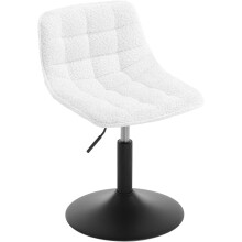 Dressing Table Chair, Height Adjustable Dressing Table Stool with Back