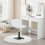 Dressing Table Chair, Height Adjustable Dressing Table Stool with Back 2