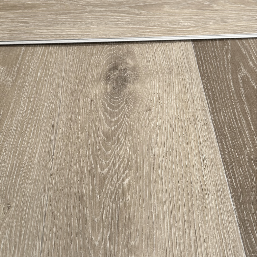 Spc Luxury Click Plank Flooring - Built-In Underlay Warm Aspen Oak - 5.2Mm Thick 5056524047453