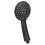 URBN Living Universal Black Shower Head 3 Mode Function Anti Limescale Water Save 1.5M Hose 5