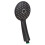 URBN Living Universal Black Shower Head 3 Mode Function Anti Limescale Water Save 1.5M Hose 6