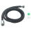 URBN Living Universal Black Shower Head 3 Mode Function Anti Limescale Water Save 1.5M Hose 11