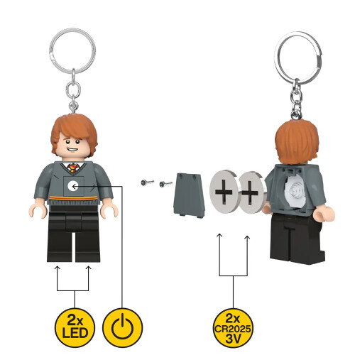 LEGO LEGO Harry Potter: Ron Weasley LED Key Light Keyring 2