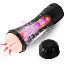 Silicone Male Self Pleasuring Toys Male Masturbator Hands Free Relaxation Tool for Men Male Simulation 3D Realistic