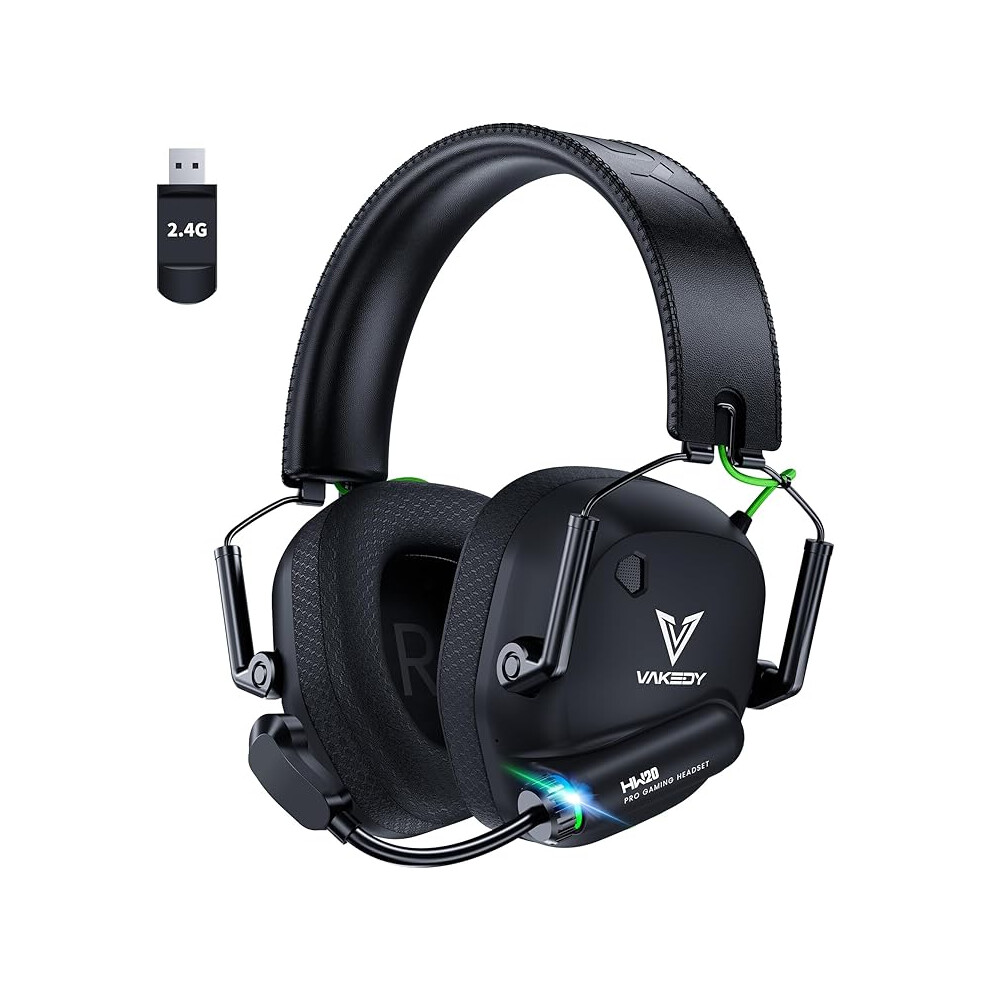 Wireless Gaming Headset For Pc, Ps4, Ps5, Mac,Switch,Mac,2.4Ghz Usb With Microphone Bluetooth Gaming Headset 50Mm Drivers, 50Hr Battery 1223456789292