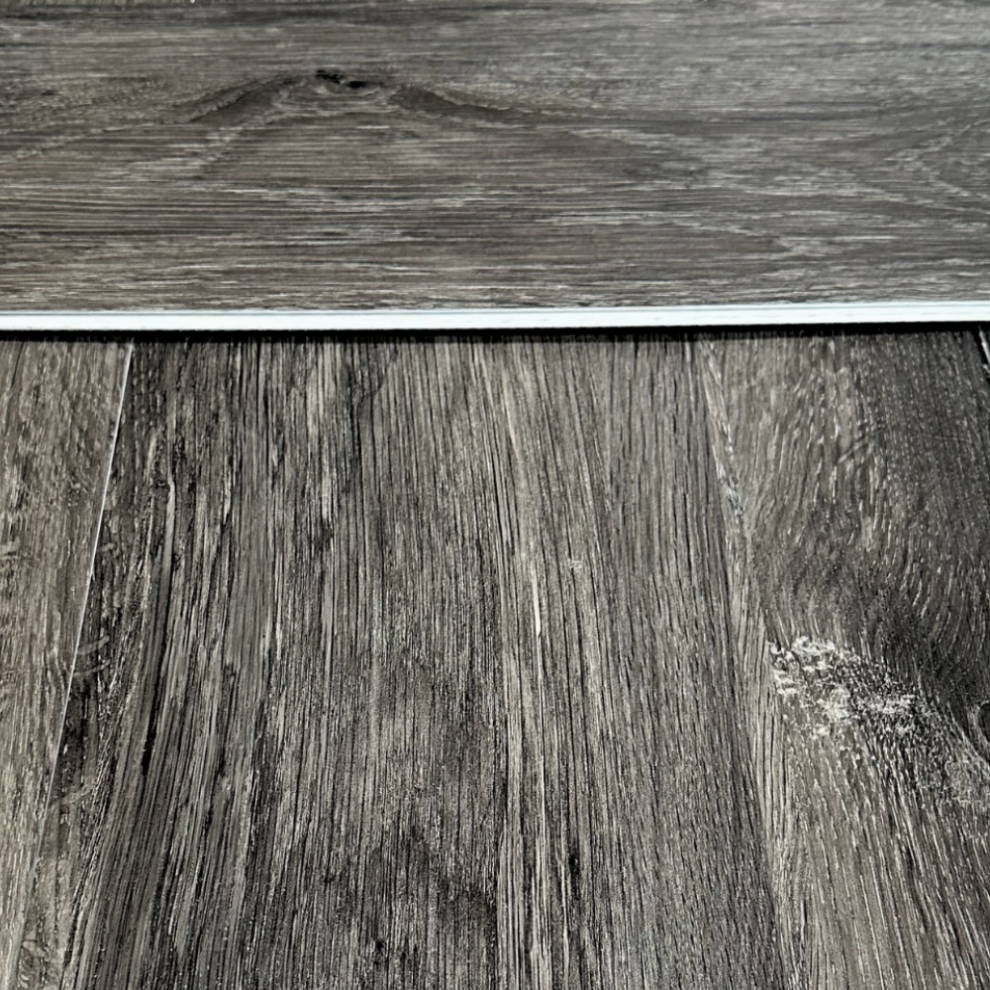 Spc Luxury Click Plank Flooring - Built-In Underlay Graphite Black Oak - 5.2Mm Thick 5056524047507