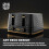 Tower Tower Empire Black Jug Kettle & 4 Slice Toaster Matching Set 3