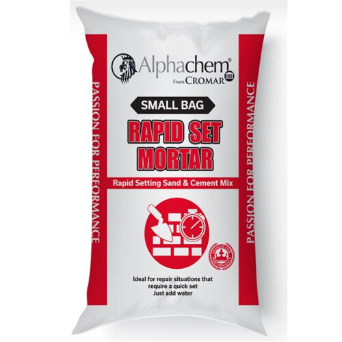 CROMAR Rapid Set Mortar Setting Sand & Cement Mix Small Bag 5kg