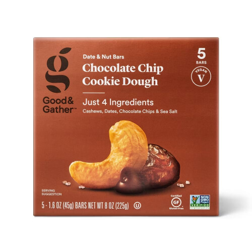Chocolate Chip Cookie Dough Nutrition Bars 5ct