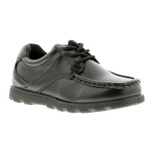 (Black, 4 (Adults')) Rockstorm Boys School Shoes Lace Up Woolley Black UK Size