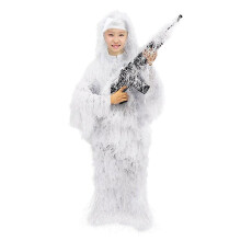 (white, 190cm) 5pcs Adults Kids Ghillie Suits Camo Hunting Apparel Clothing Cs Leaf Camouflage Hunting Suit