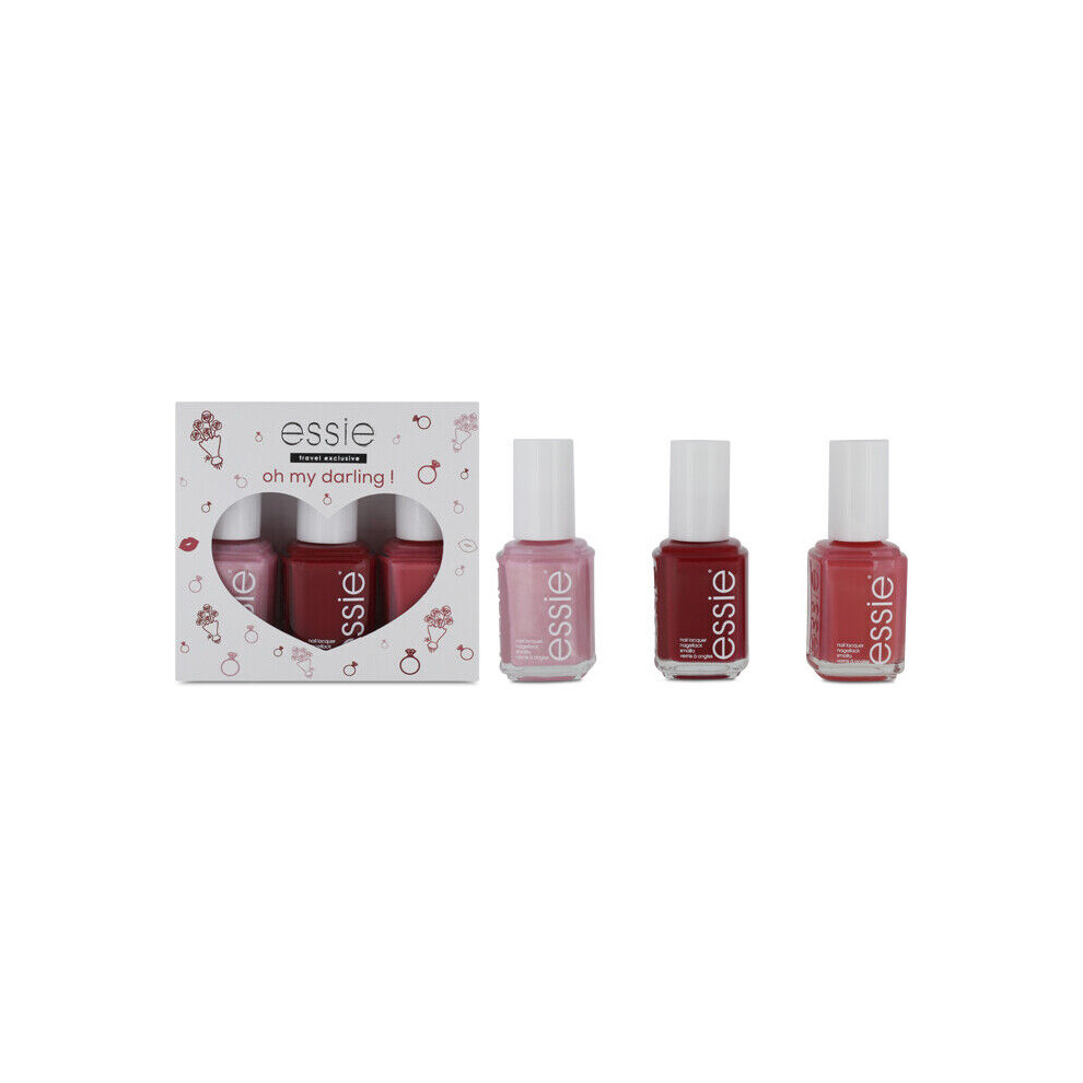 Essie Oh My Darling Pink & Red Nail Polish Gift Set