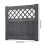 Living And Home (90*90cm) Rhombus Garden Wood Fence Gate, Grey 6
