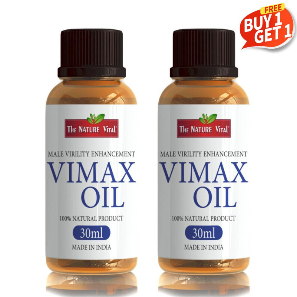 Male Performance Enhancement Vimax Oil 100% Natural 30ml Pack Of 2 | Natural S*x-ual Wellness | Male Enhancement Massage Oil
