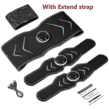 Electric EMS abdominal belt - Muscle stimulator for abs, fitness training, weight loss and fat burning