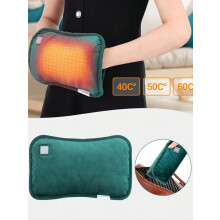 (Multicolor) USB electric charging hand warmer rechargeable cold-proof heating pad flannel heating warm bag winter sleeping pillow