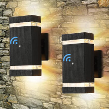Dusk To Dawn Outdoor Wall Light Exterior Light Fixture Wall Mount,7w 4200k Led Outside Wall Lamp, Light Sensor Outside Lights for House,matte Black Wa
