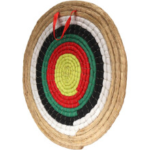 AUVIM Archery Targets for Backyard Hand-Made Straw Archery Target for Recurve Bow Compound Bow or Longbow 20 Inches Traditional Bow Arrow Target