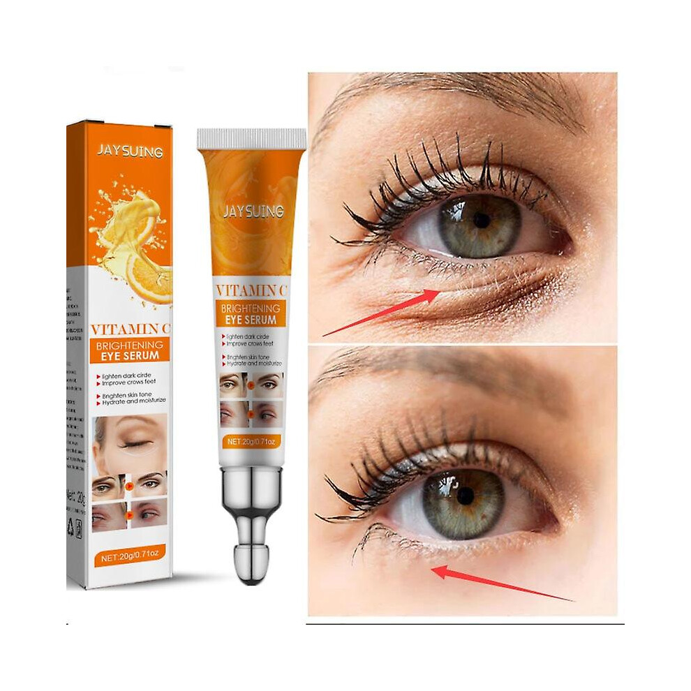 Vitamin C Remove Dark Circle Eye Serum Anti Wrinkle for Eye Skin Lifting Firming Fine Lines Anti-aging Eye Bags Cream