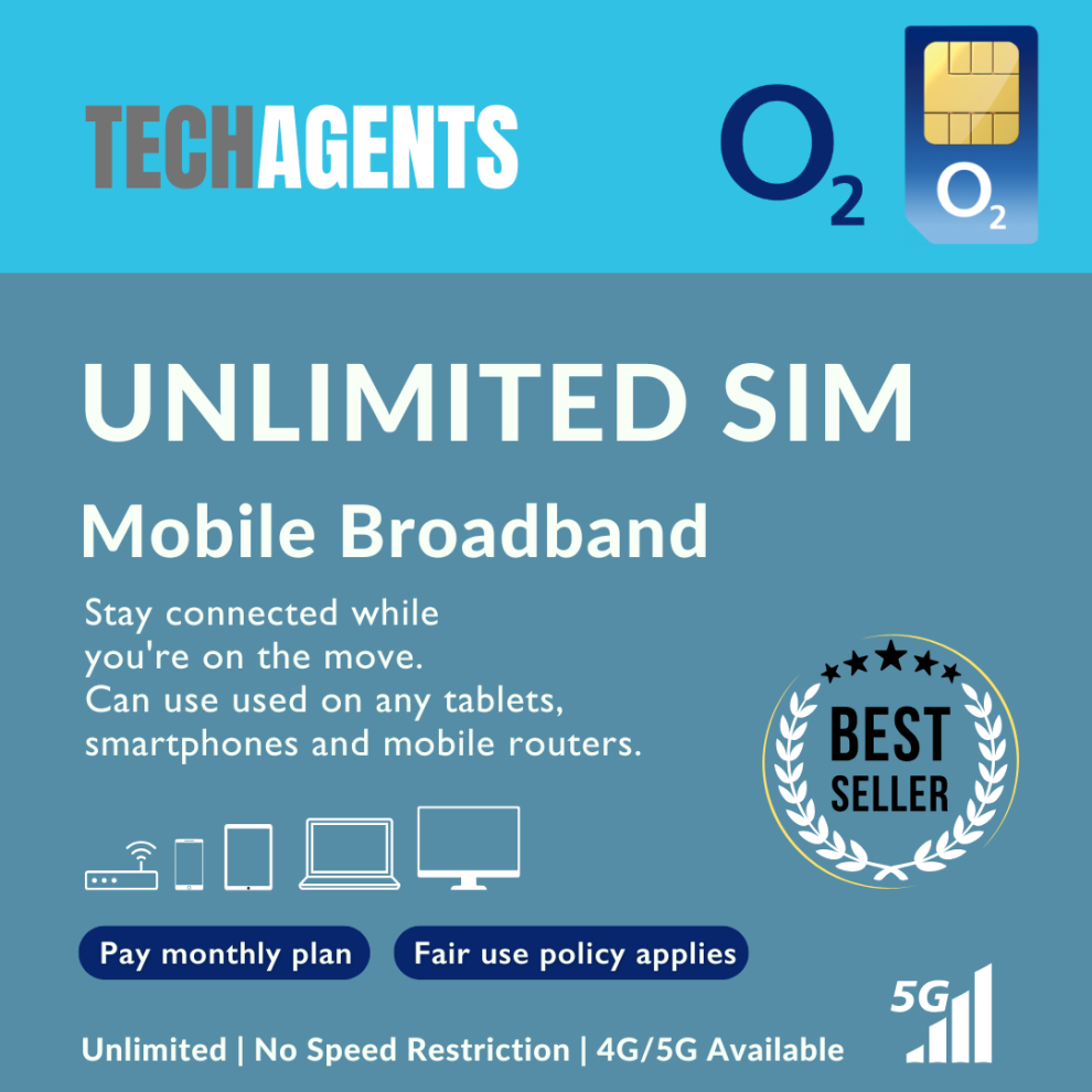 O2 Sim Mobile Broadband 5G/4G