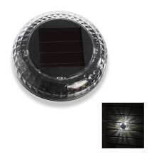 (Square style, White Light) Solar Lights Solar Wall Lamp Decorative Up Down Wall Sconce Light Outdoor Backyard Lights Fence Solar Lamp Outdoor Waterproof