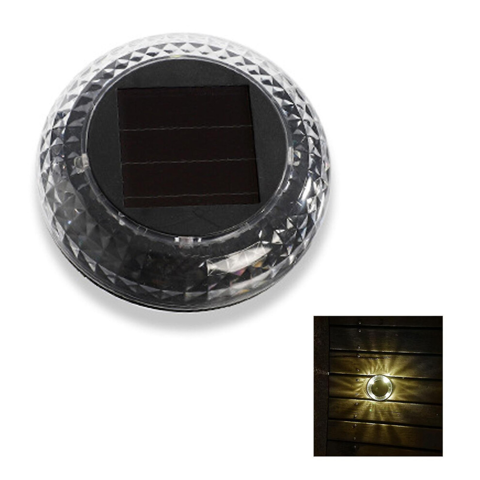 (Round style, Warm Light) Solar Lights Solar Wall Lamp Decorative Up Down Wall Sconce Light Outdoor Backyard Lights Fence Solar Lamp Outdoor Waterproo-image-OPC-PFQ9CKT-NEW