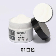 (White) 50ml Leather Repar Kit Vinyl Repair Filler Compound Compatible With Leather Sofa Coat Restoration Cracks Compatible With Burns Car Seat Holes