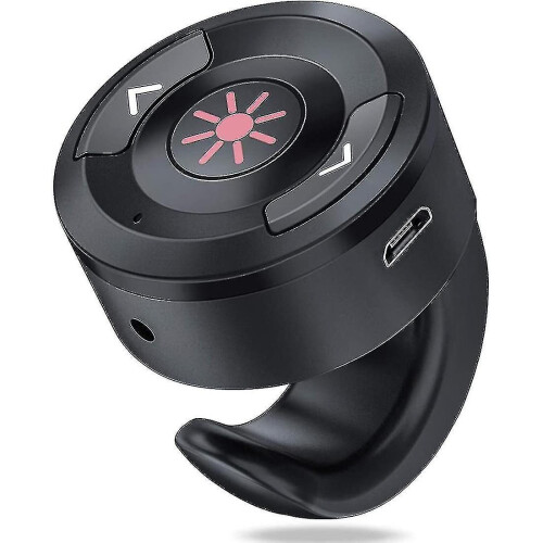 2.4ghz Rechargeable Wireless Presenter Finger Ring with Red Light Usb Presentation Clicker for Pc P