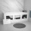 NES Home Nes Home White 1700mm Magnetic Door Durable PVC Front Bath Panel 8
