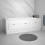 NES Home Nes Home White 1700mm Magnetic Door Durable PVC Front Bath Panel 1