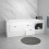 NES Home Nes Home White 1700mm Magnetic Door Durable PVC Front Bath Panel 4