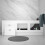 NES Home Nes Home White 1700mm Magnetic Door Durable PVC Front Bath Panel 6