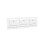NES Home Nes Home White 1700mm Magnetic Door Durable PVC Front Bath Panel 9