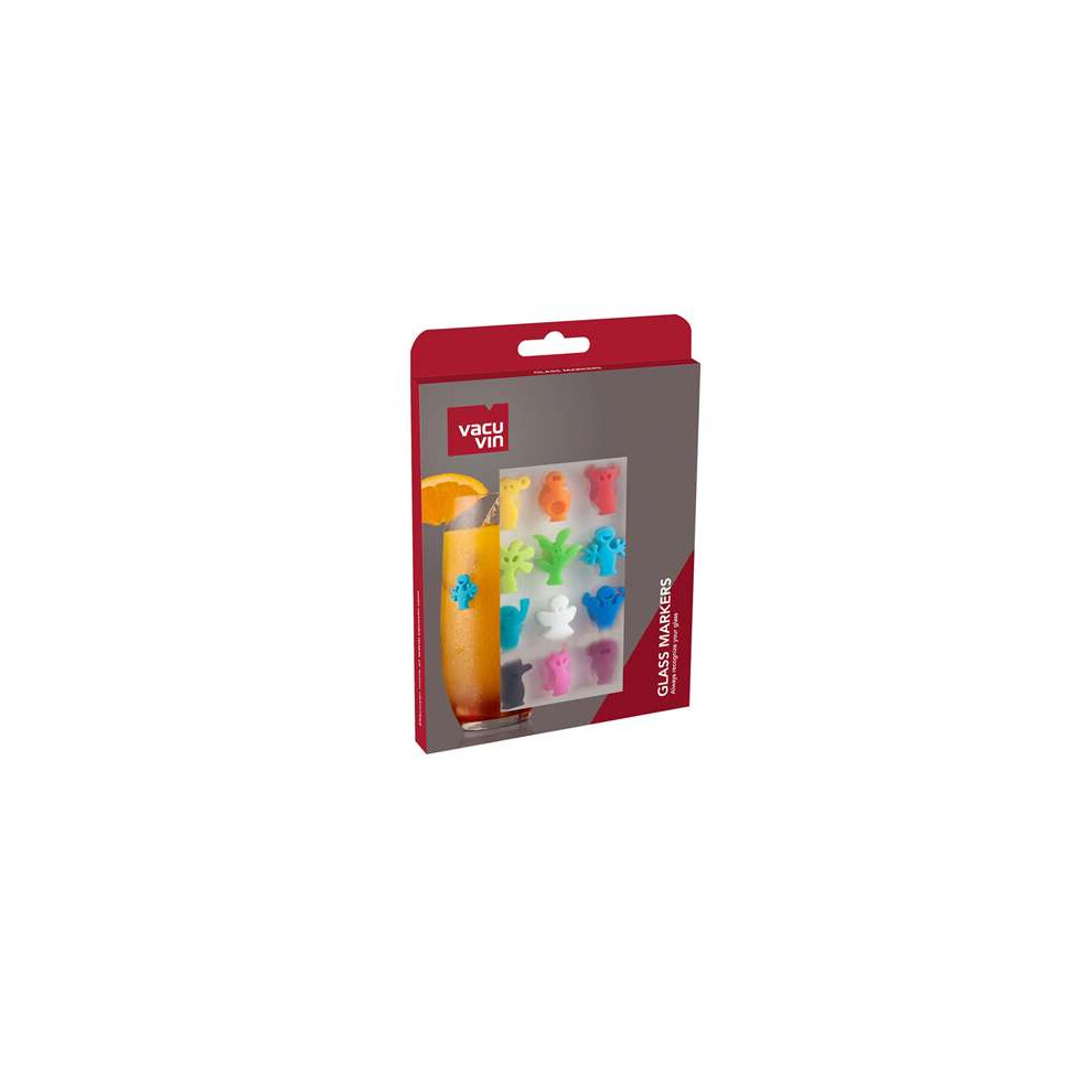 Vacu Vin Glass Markers Party People - 12 Pack [Colour: Multi-Coloured]