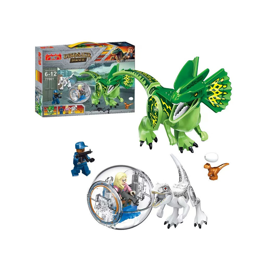 Enekio (E) Jurassic Dinosaur World Minifigures Toys Fit Lego