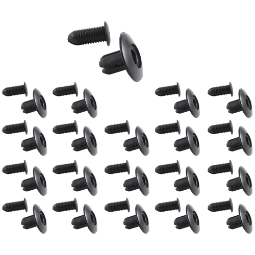 20 st. 8 mm hål, expanderande skruv, panelklämmor, plastnit 2