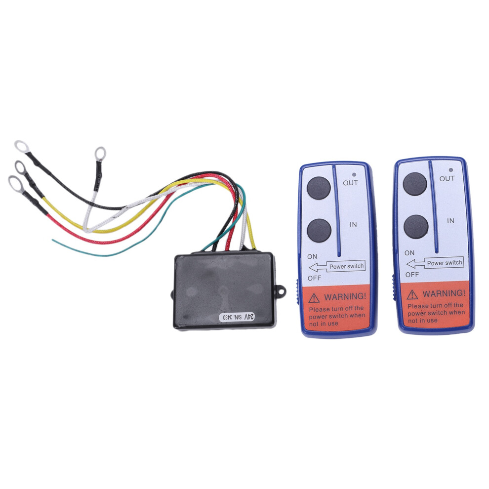 Control Remoto De Cabrestante InalÁMbrico Con Doble Mano Para Atv, CamiÓN, 24 V-image