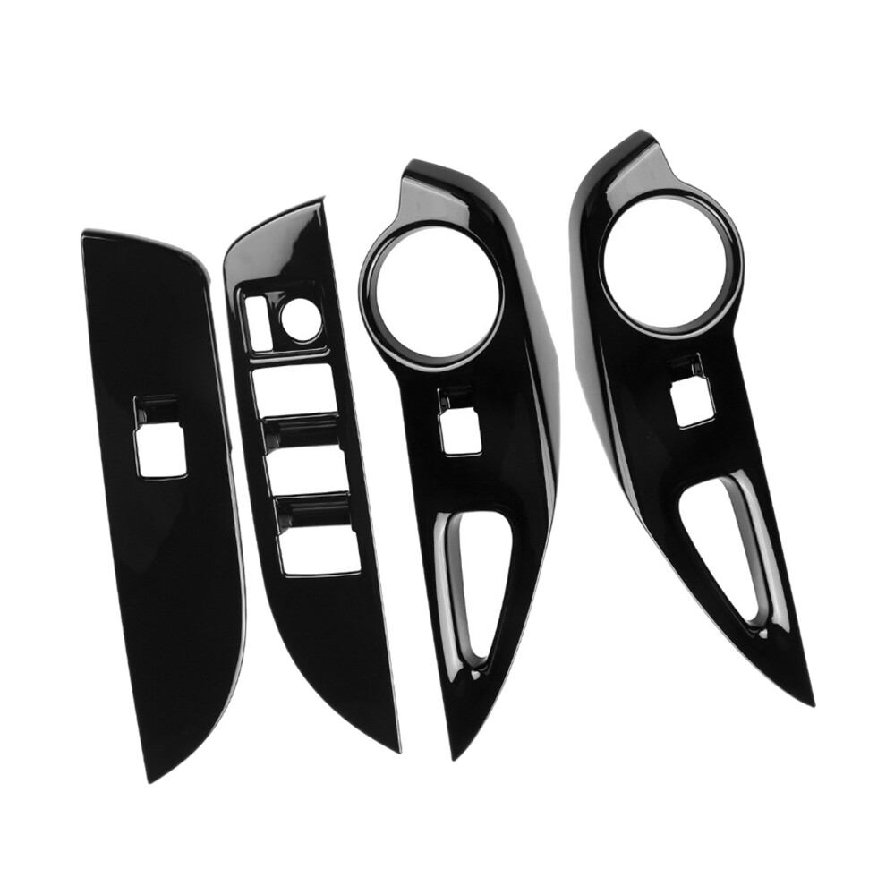 Car Glossy Lift Button Switch Cover For Toyota Corolla Rhd Black 4851013962313