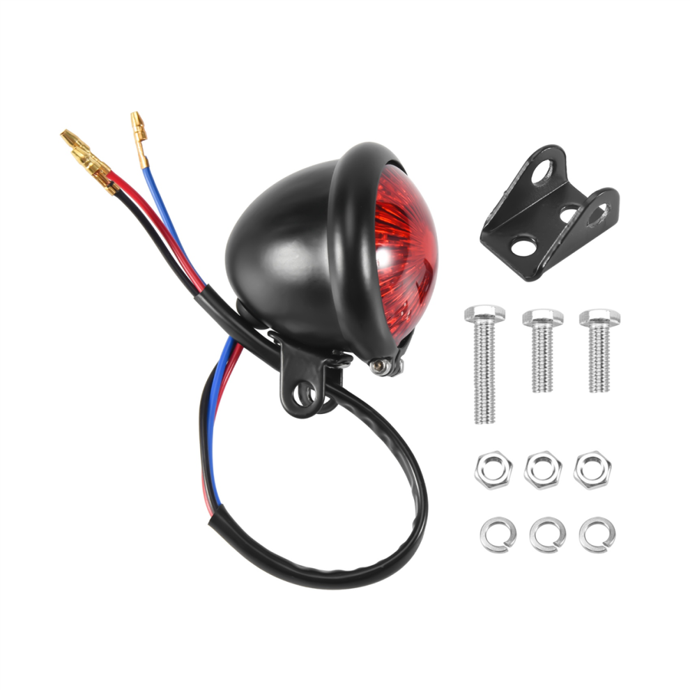 12V Led Cafe Racer Tail For Chopper Bobber Red/Black/Light 4851013982151