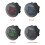 Bil LED Digital Voltmeter DC 12V/24V LED Dubbel Voltmeter Amperemeter Röd 2