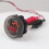 Bil LED Digital Voltmeter DC 12V/24V LED Dubbel Voltmeter Amperemeter Röd 6