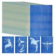 30 Sheets Sun Print Paper Kits Cyanotype Kit A4 Nature Printing Solar for Kids Adults DIY Art Crafts Project