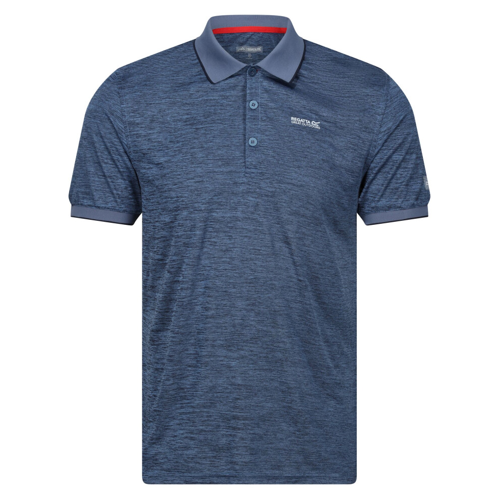 (S, Coronet Blue) Regatta Mens Remex II Polo Shirt