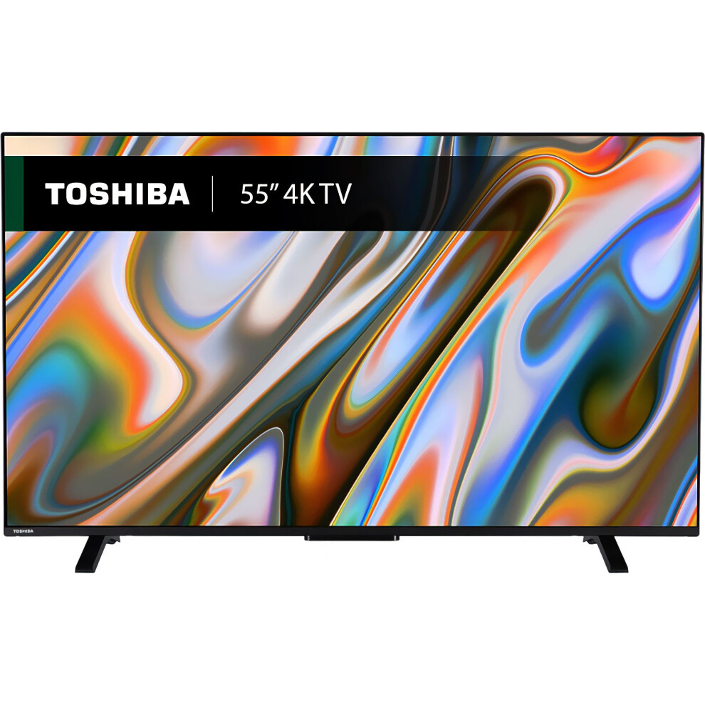 Toshiba 55UV2F53DBU TV 139.7 Cm (55") 4K Ultra HD Smart TV Wi-Fi Black 350 cd/mÂ²