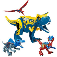(4pcs-G) 8pcs Jurassic Dinosaur World Minifigures Toys